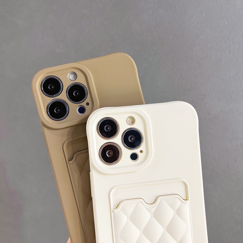 Ốp Điện Thoại Silicon Mềm Dạng Ví Đựng Thẻ Cho iphone 14 11 12 13 pro max xr x xs max 7 8 plus