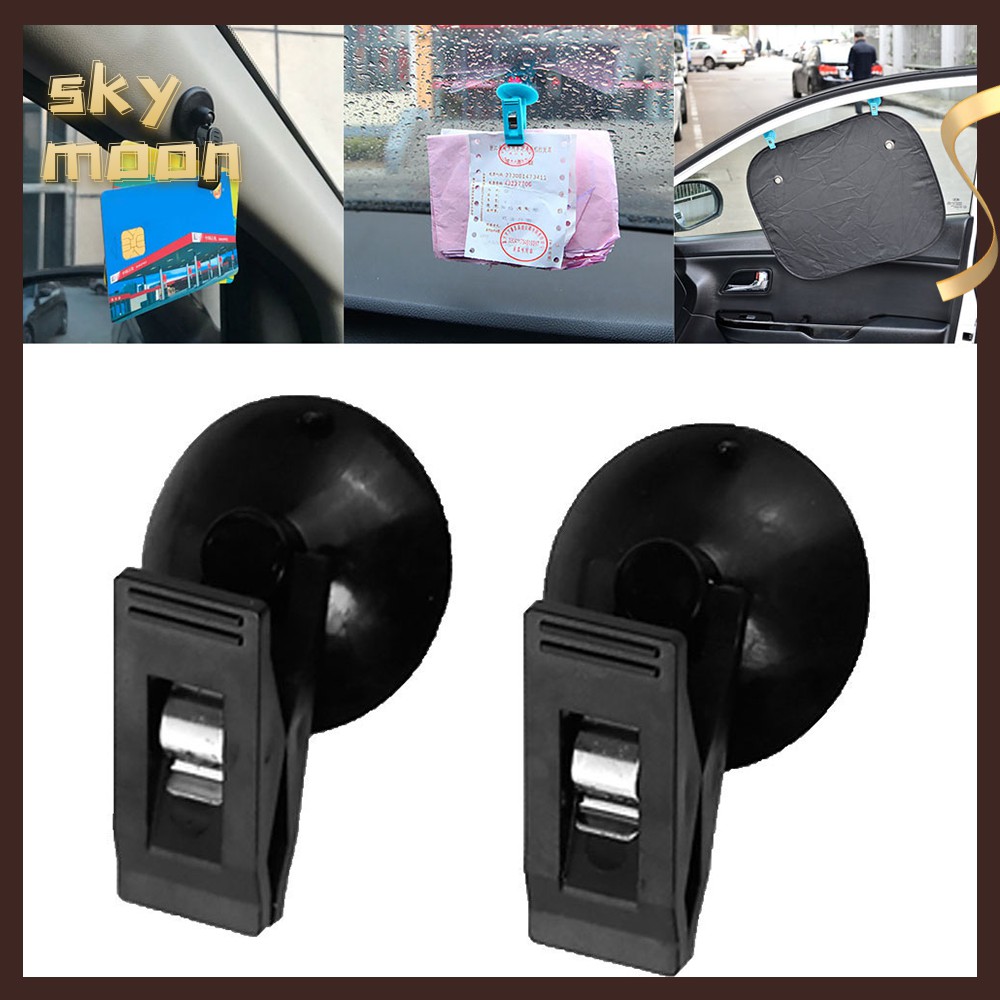 1 Cặp Giá Đỡ Màn Cửa Sổ Xe Hơi Tiện Lợi