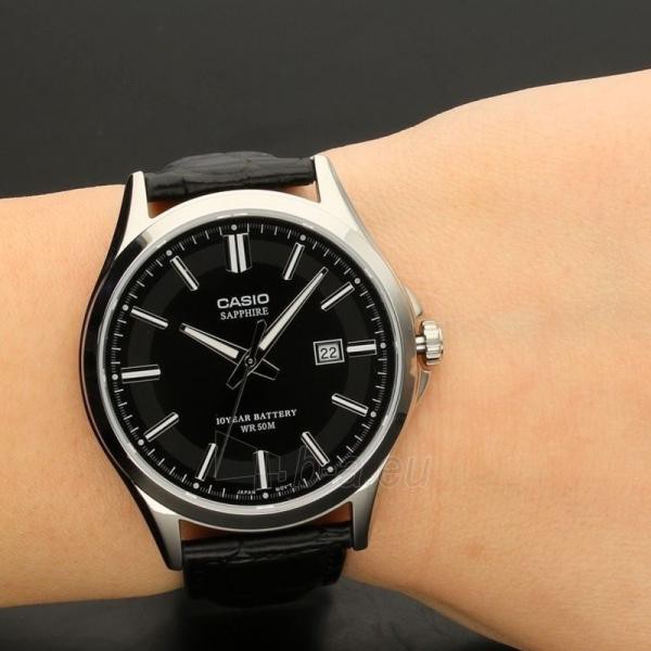 Đồng Hồ Casio Nam Dây Da MTS-100L-1AVDF Chính Hãng