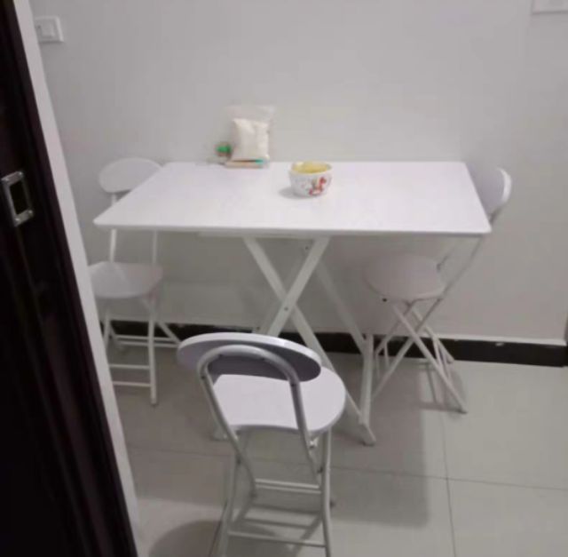 BỘ BÀN GHẾ GẬP 6 Ghế ĐA NĂNG LOẠI LỚN 100×60×75cm | BigBuy360 - bigbuy360.vn