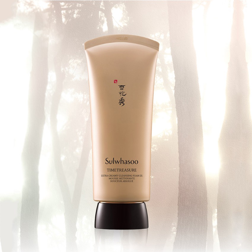 Sữa rửa mặt thông đỏ Sulwhasoo Timetreasure Extra Creamy Cleansing Foam 150ml