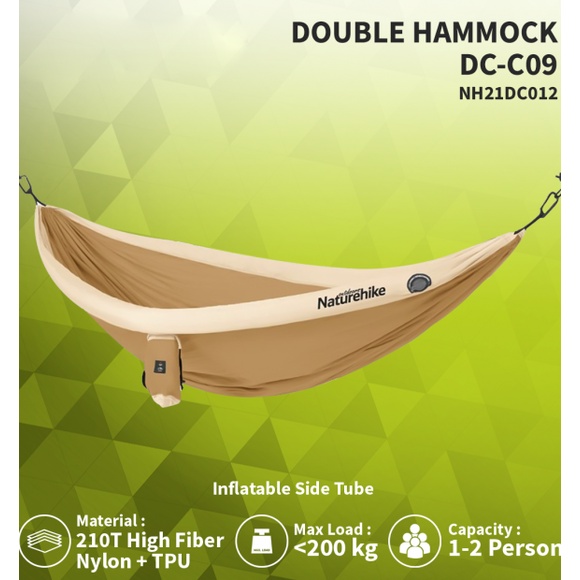 Võng đôi viền hơi dã ngoại Naturehike NH21DC012