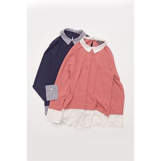 Áo voan phối cổ sơ mi PRIMARK