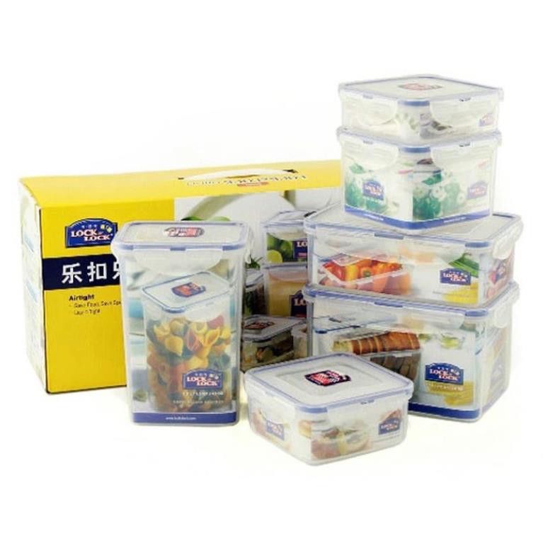 🍄 Bộ 6 hộp bảo quản thực phẩm 🍄 HÀNG CHÍNH HÃNG Lock&Lock HPL818
