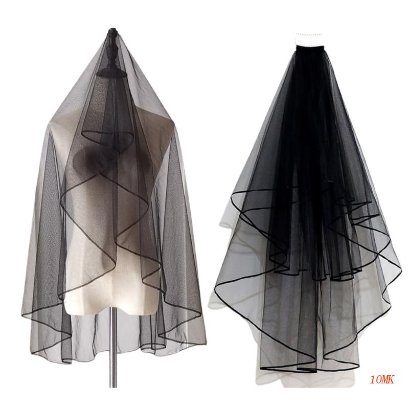 Mạng Che Mặt Đen 10MK Hóa Trang Halloween