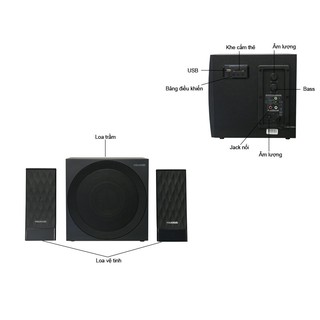 Loa Vi Tính Bluetooth Microlab M300BT (2.1) Chính Hãng