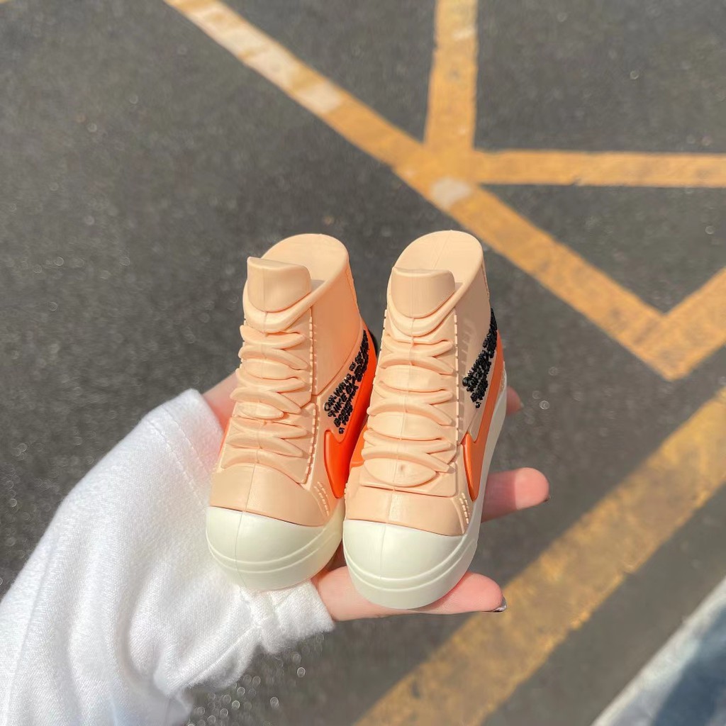 Off-white Vỏ Bảo Vệ Hộp Sạc Tai Nghe Airpods 1 / 2 / Pro Họa Tiết Logo Nike Ốp | BigBuy360 - bigbuy360.vn