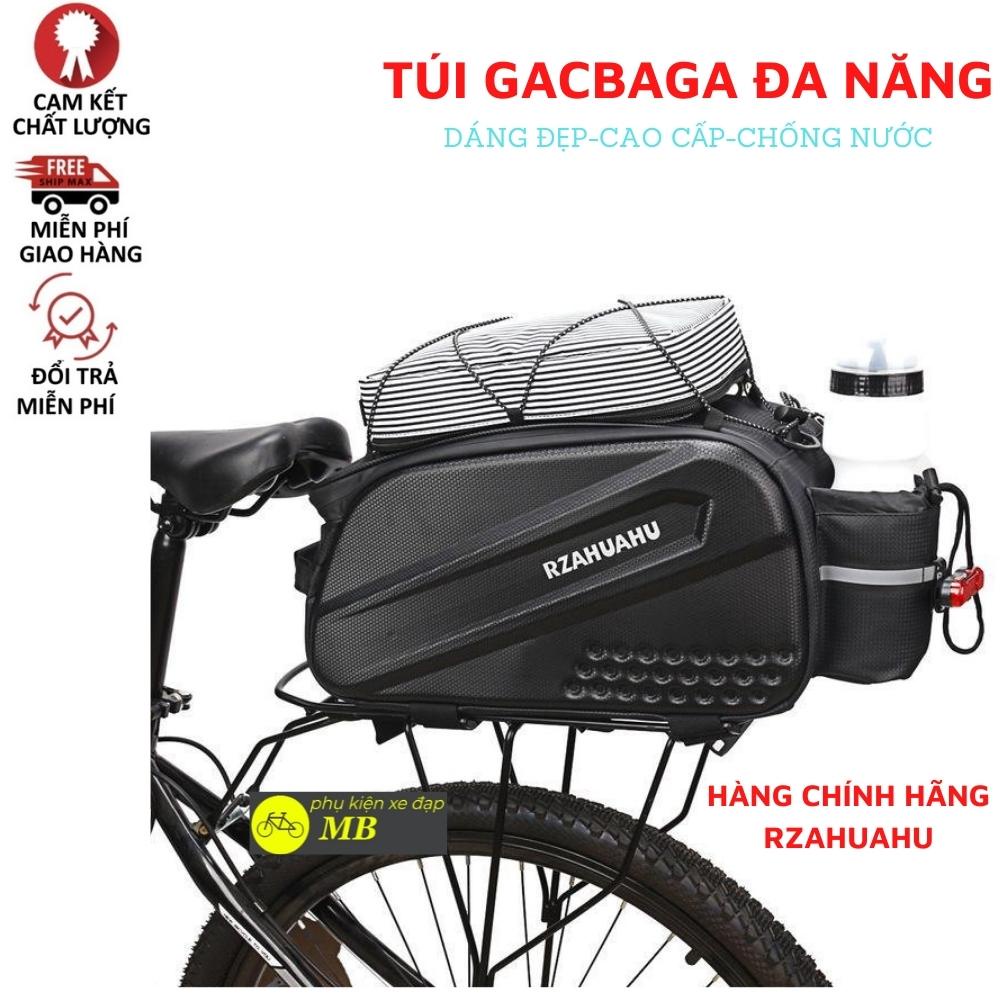 túi treo xe đạp thể thao cao cấp lắp gacbaga, đeo vai đa năng chống nước thể tích cực lớn chính hãng RZAHUAHU