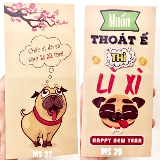 SET 10 BAO LÌ XÌ ĐỘC LẠ - LỰA MẪU (28 mẫu)