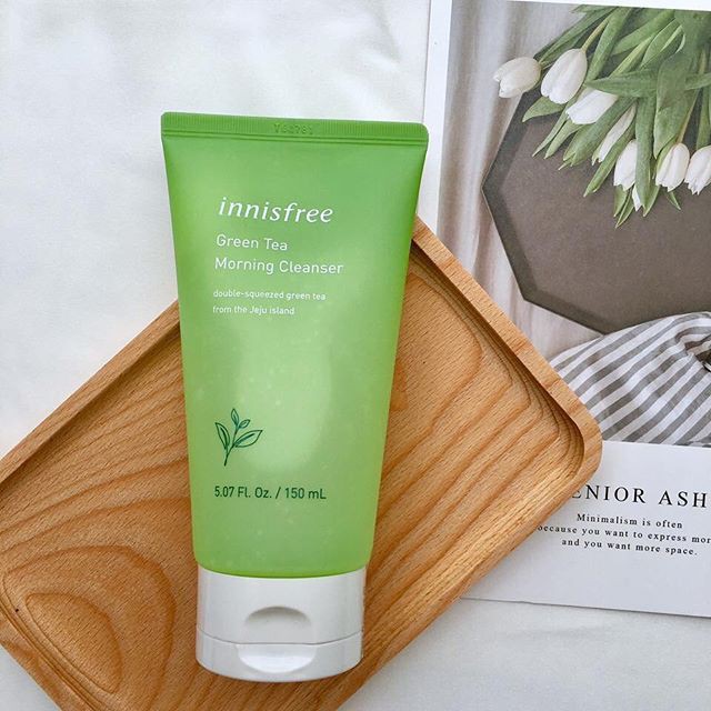 green tea morning cleanser
