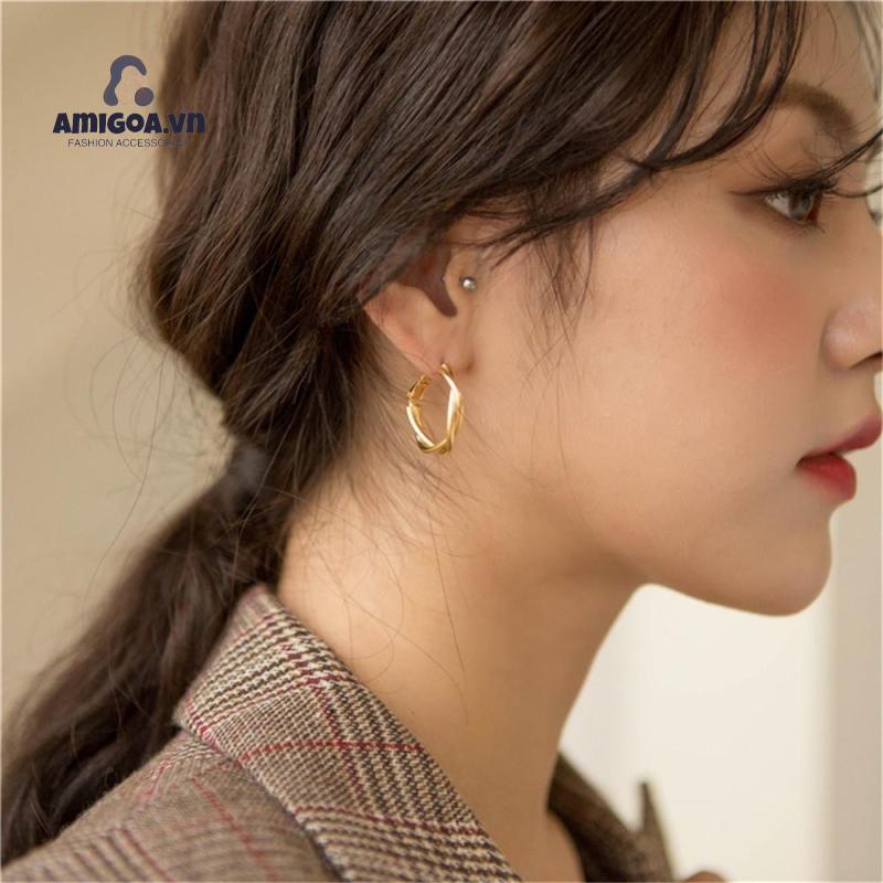 ✨✨Hoa Tai Thiết Kế Xoắn Độc Đáo Thanh Lịch Sành Điệu Cho Nữ