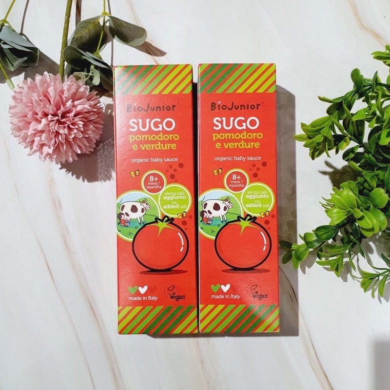 Sốt tương cà chua hữu cơ Bio Junior 150g của Ý cho bé từ 8 tháng