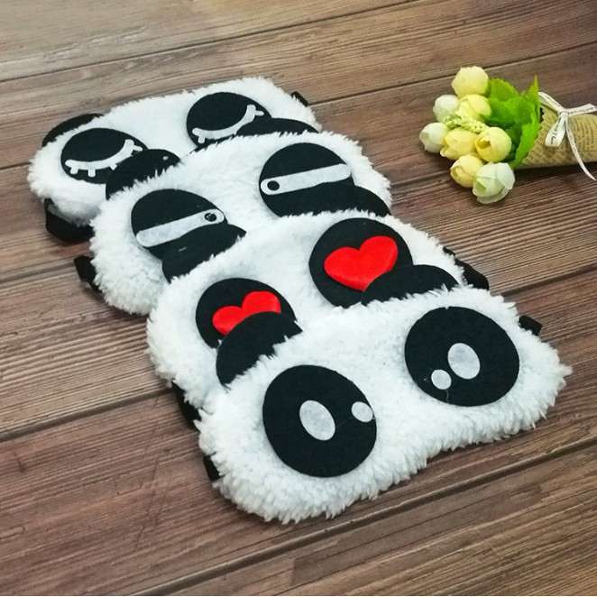 Miếng Bịt Mắt Hình Gấu Trúc Hoạt Hình Đáng Yêu Sáng Tạo