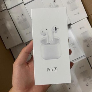 Tai nghe Airpod Pro 4 Blutooth 5.0 TWS Đàm thoại, âm thanh sắc nét, đổi tên và định vị chuẩn 2020 [RẺ VÔ ĐỊCH]