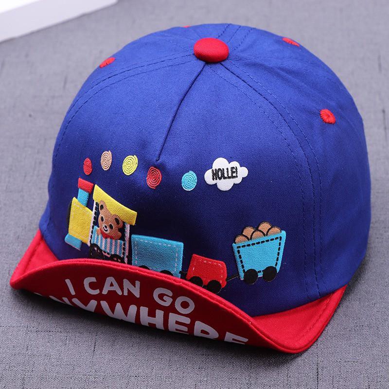 Nón kết vành mềm họa tiết dễ thương cho bé