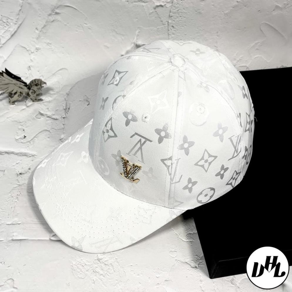 [LV1] NÓN MŨ LƯỠI TRAI SNAPBACK LOGO LV HỌA TIẾT IN BÓNG CỰC ĐẸP