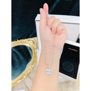 dây chuyền mì mặt chử X mạ bạch kim