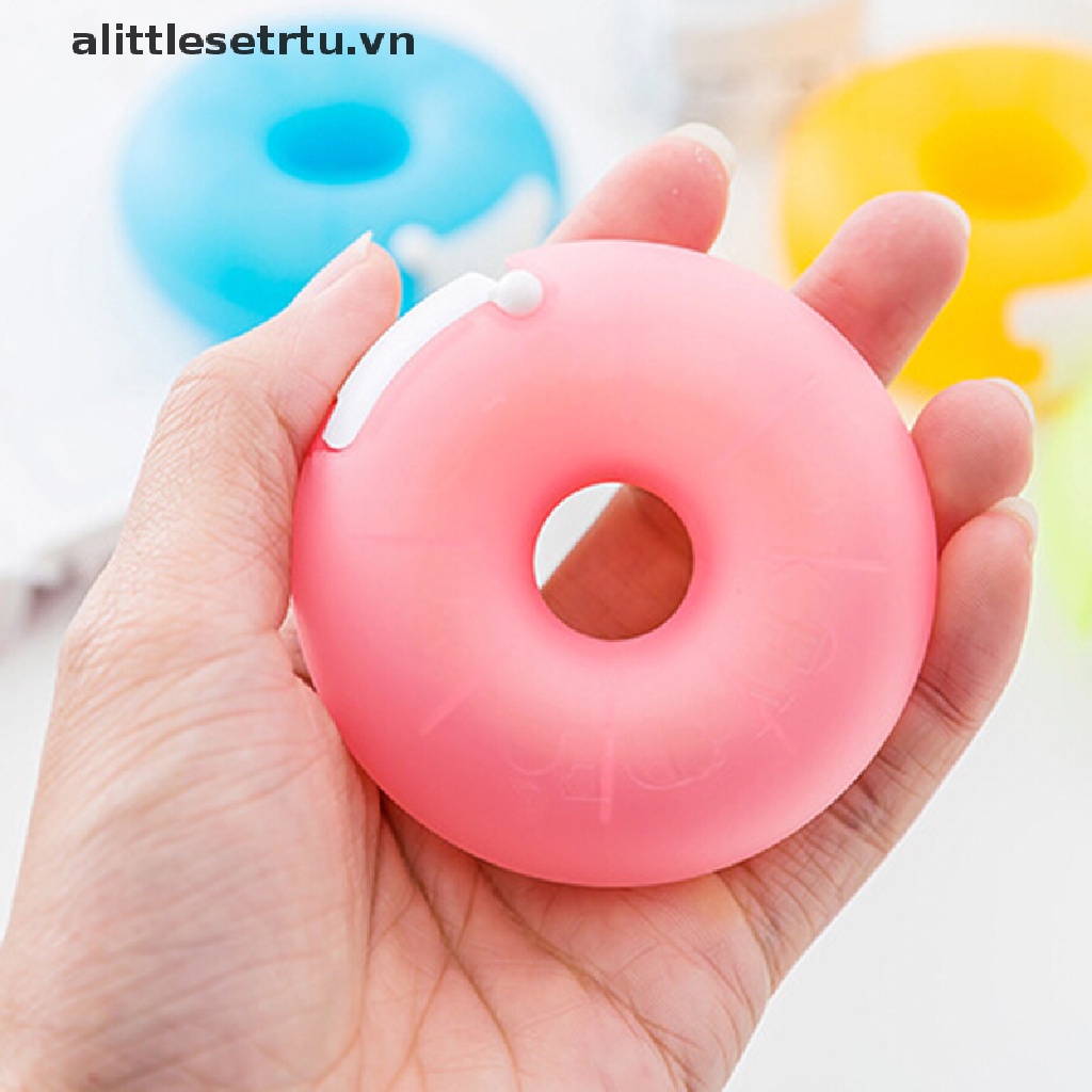 1 Hộp Đựng Băng Keo Hình Bánh donut Hoạt Hình