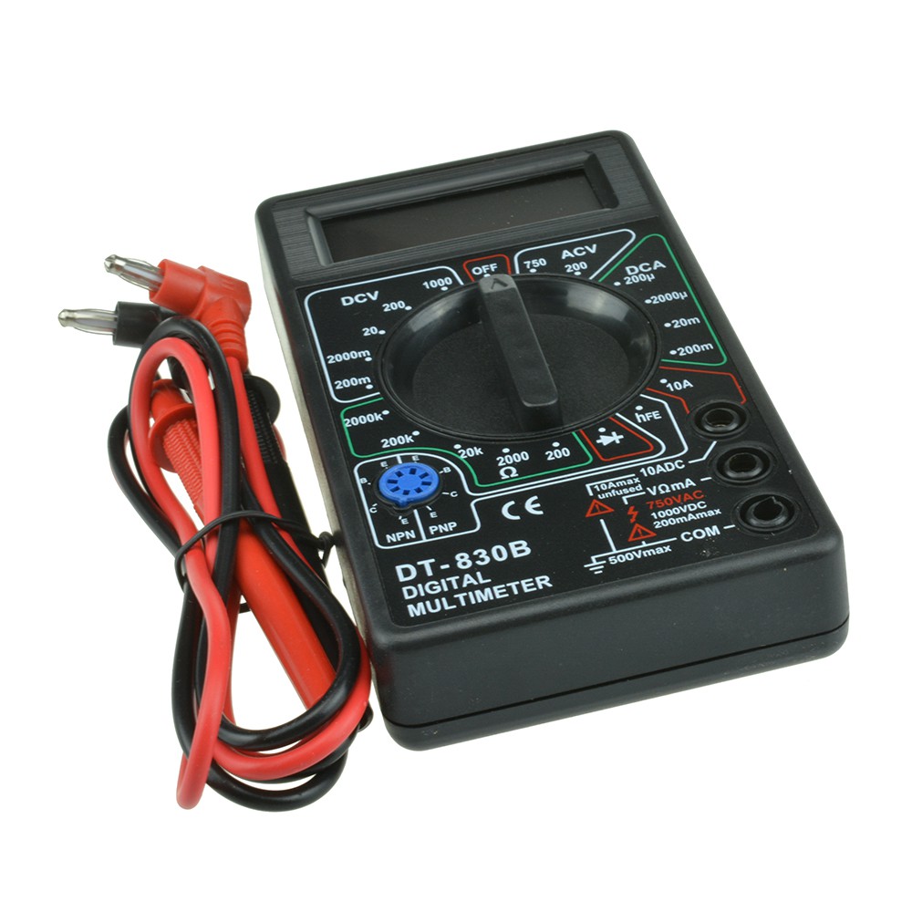 Đồng hồ vạn năng kỹ thuật số DIYMORE DT-830B màn hình LCD có dây
