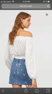 Áo bệt vai Hm