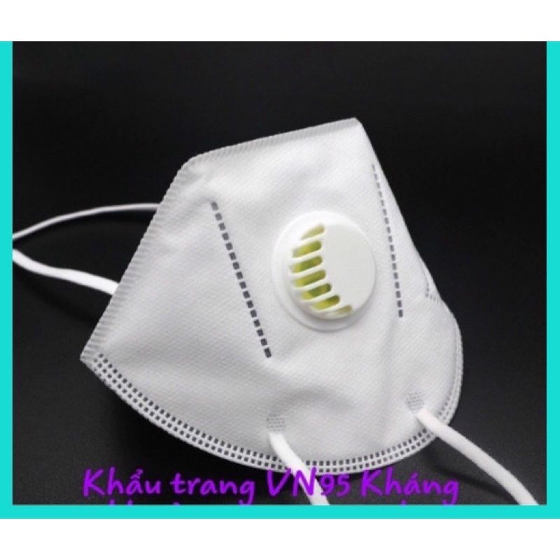 Khẩu trang Y Tế N95 KN95 HM95 (có van/ không van) Màu ĐEN/TRẮNG hàng chuẩn Kháng Khuẩn, chống bụi mịn,... Hot 2022