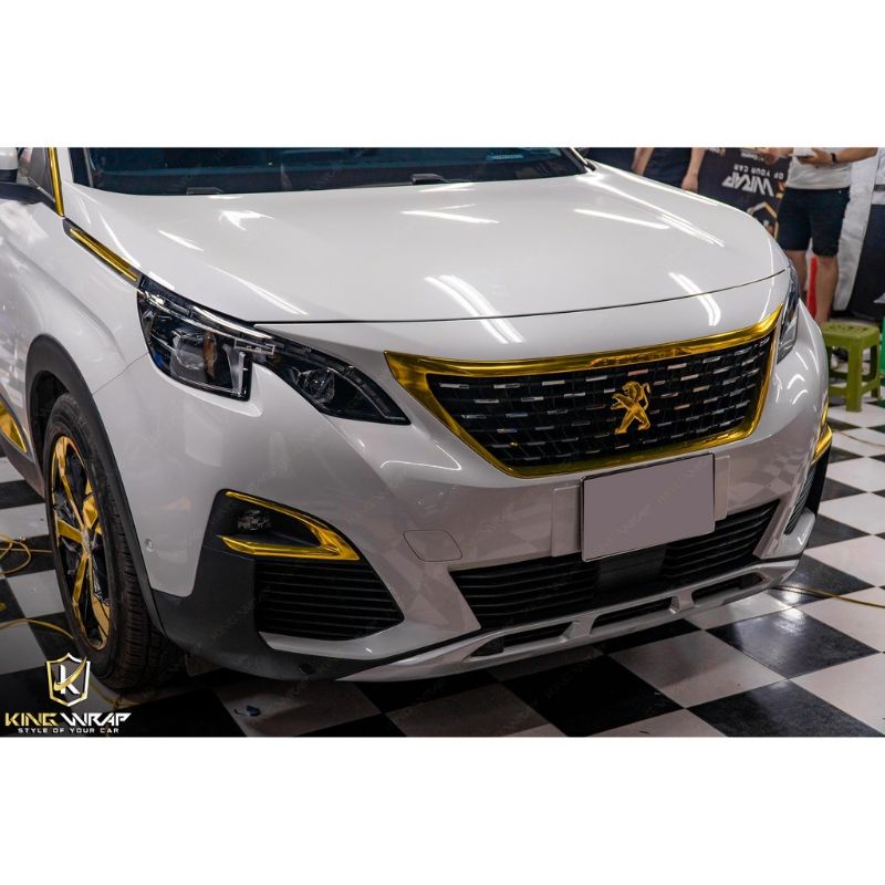 2 mét Giấy decal vàng gold dán kính trang trí B081