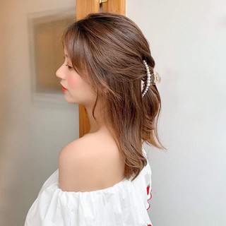 🎐Cặp tóc càng cua đính hạt trai