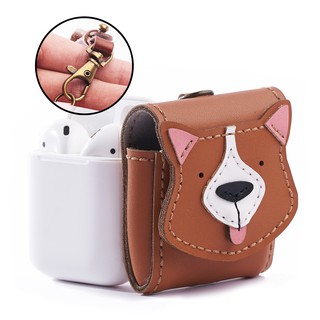 Bao da Airpod Case Chó Corgi, Ốp tai nghe không dây, Vỏ bao Airpod - AP002
