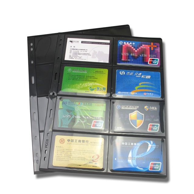 Sheet MingT Đựng Ảnh Card Siêu Dày 8 Ô Cài Sổ Binder A4