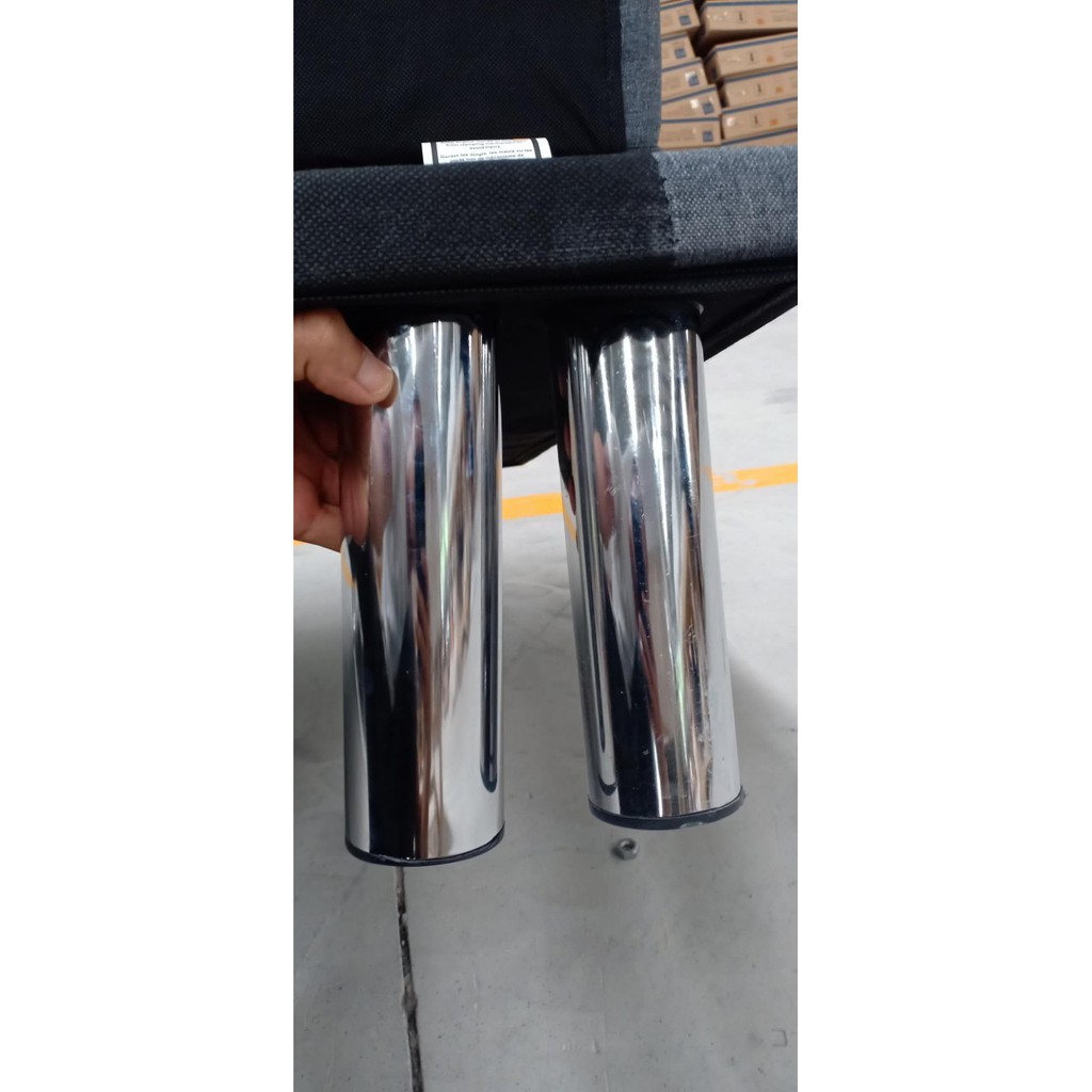 Ghế Sofa Bed Vải Nhung Nâu Chân Inox - Sô Pha Giường Gấp Gọn 3 Chức Năng Nệm Lò Xo Chuẩn Serta
