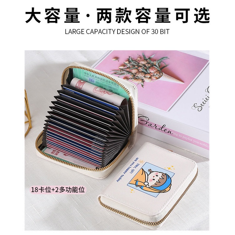 Ví nữ cầm tay mini thời trang Hàn Quốc họa tiết hoạt hình ngộ nghĩnh đáng yêu đẹp giá rẻ ABICA VN001