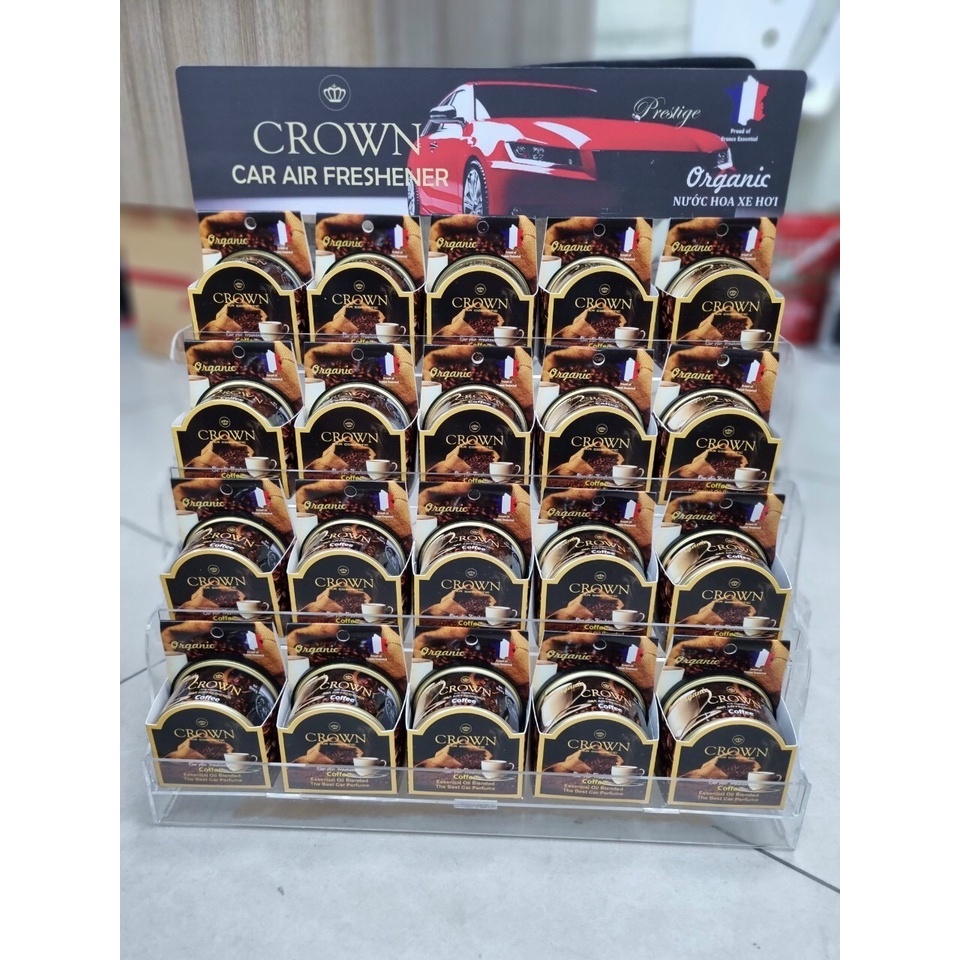Sáp thơm CROWN mùi hương tự nhiên , giúp loại bỏ mùi hôi trên ô tô