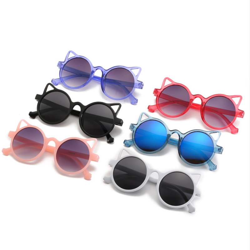 Kính mát thiết kế hình tai mèo dễ thương thời trang cho bé