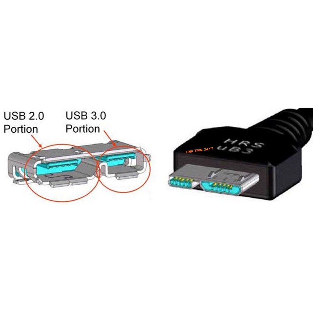 Đầu Jack Micro USB 3.0 Cái SMD Chân Hàn