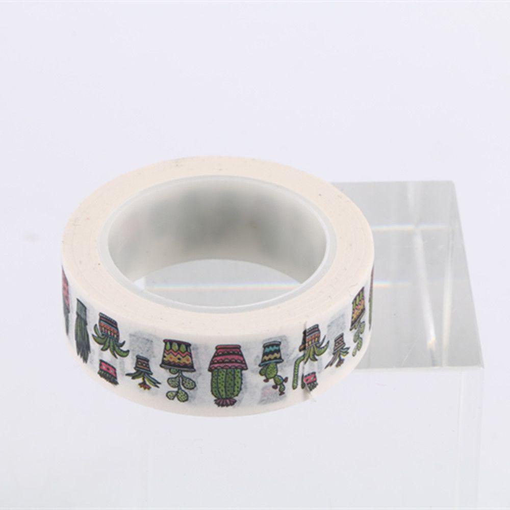 JARRED Cuộn Băng Keo Họa Tiết Cây Lá Dễ Thương Dùng Trang Trí DIY