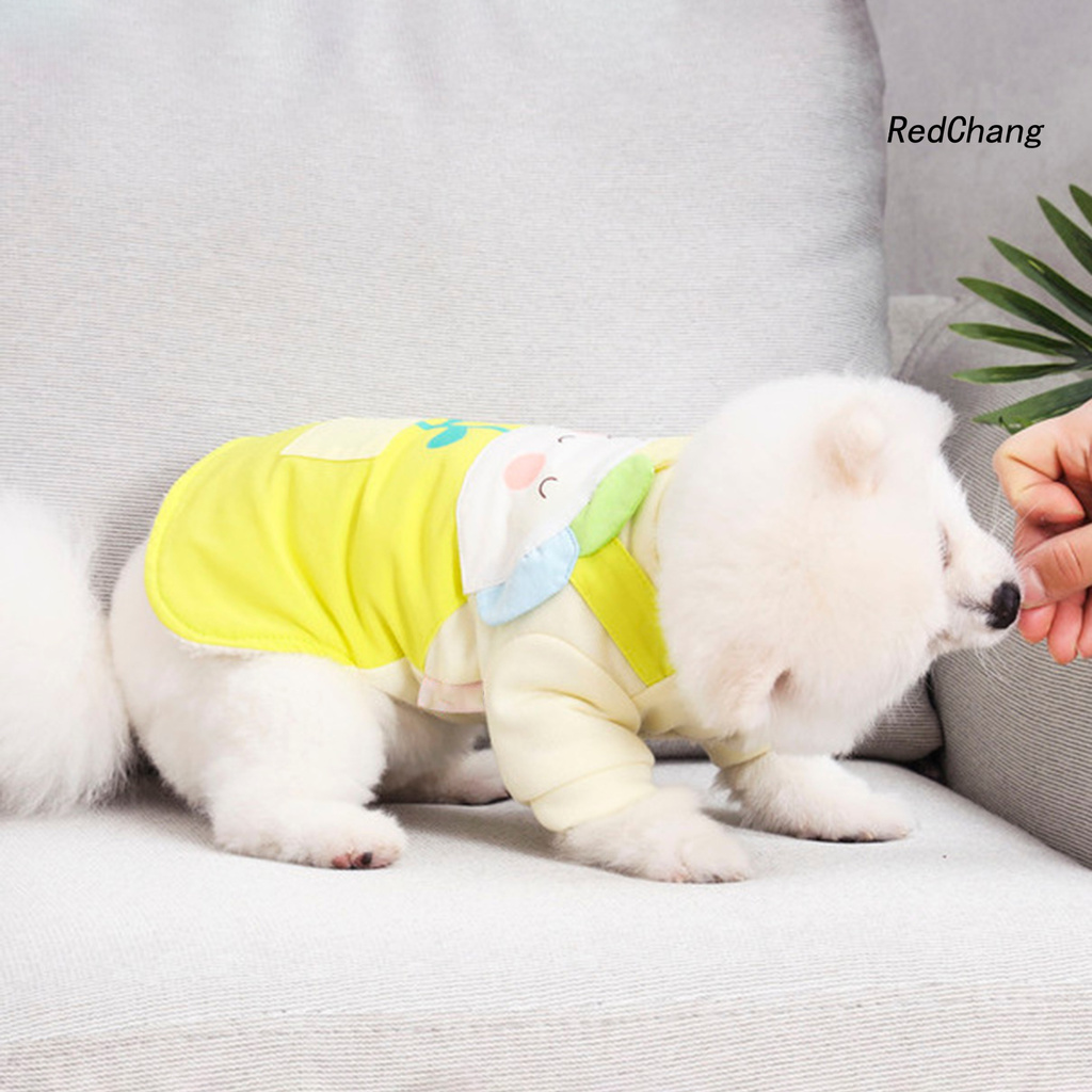 Áo Thun Cotton Họa Tiết Hoạt Hình Cho Thú Cưng