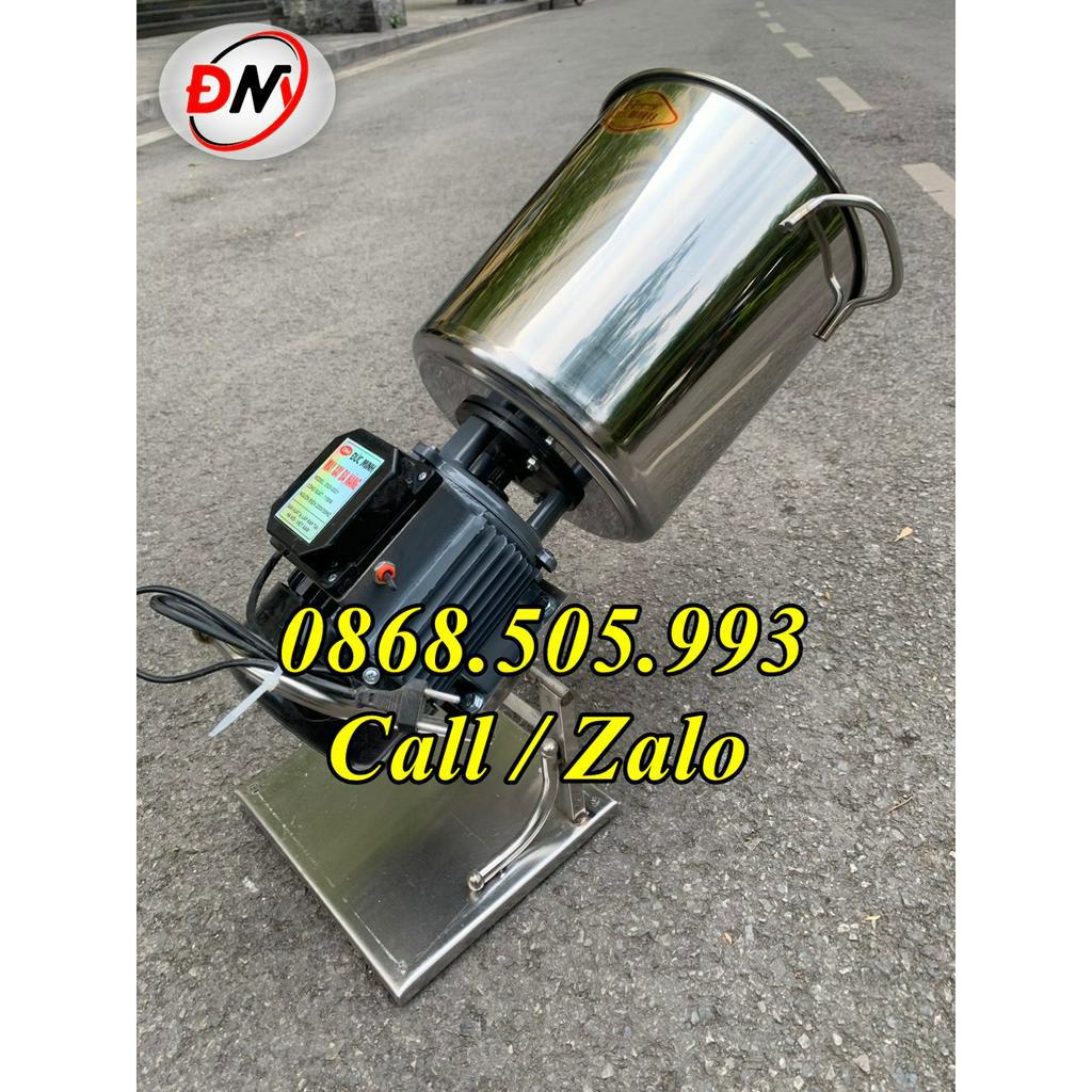 Máy xay rau má, làm sa tế, xay các loại rau củ, đánh chà bông , đường kính nồi 25cm, mô tơ công suất 1100w, nồi cao 25cm