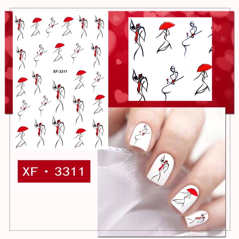 sticker dán móng tay nail mẫu mới