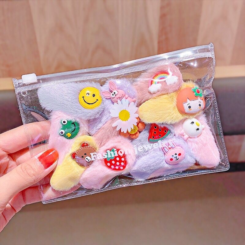Set 5 Kẹp Tóc Xinh Xắn Dành Cho Bé Gái