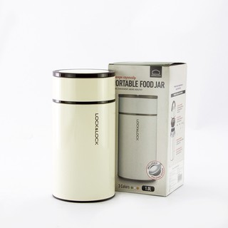 Bình ủ cháo giữ nhiệt Lock&lock 1000ml LHC8023 màu trắng