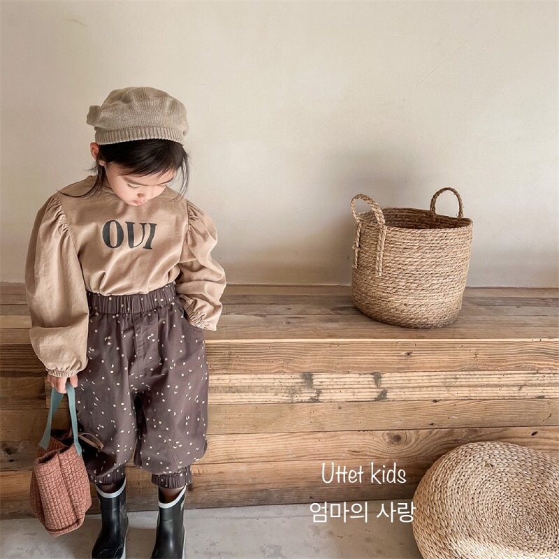 ÁO KIỂU TAY PHỒNG OUI DÀNH CHO BÉ GÁI VÀ BÉ TRAI SIZE 80 ĐẾN 120