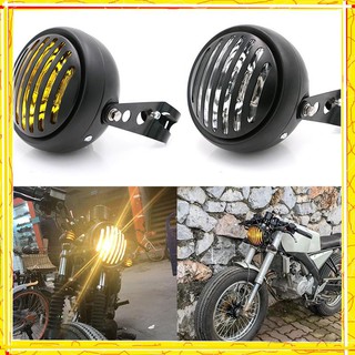 ⭐⭐⭐⭐⭐[COMBO] ĐÈN PHA ĐỘ CAFE RACER CÓ LƯỚI BẢO VỆ - KÈM SẴN BỘ PAT GẮN ĐÈN