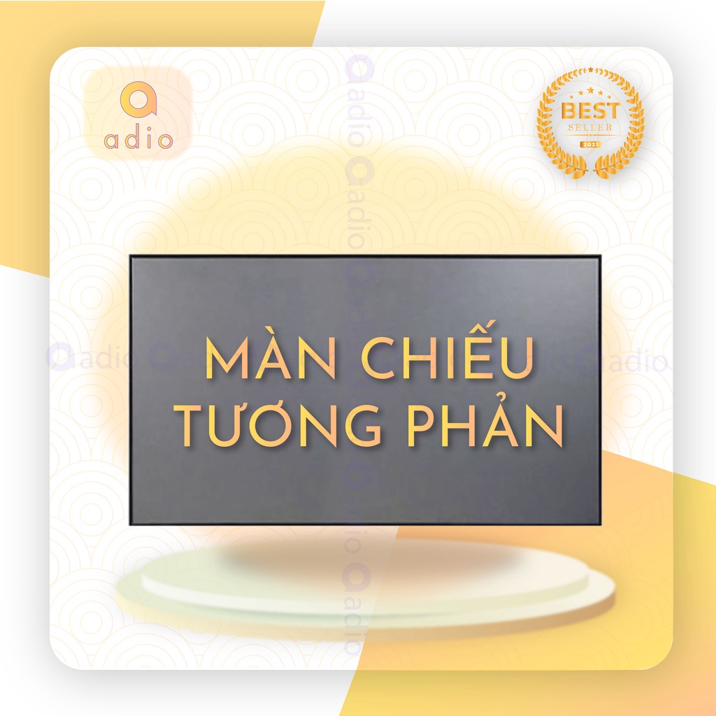 Màn chiếu tương phản cao hỗ trợ máy chiếu