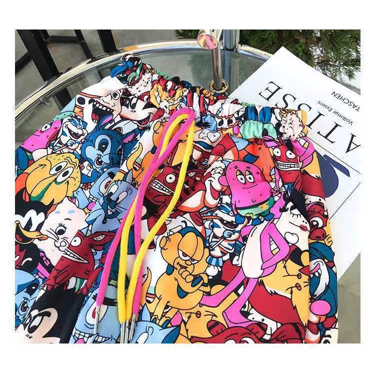 Quần Dài Thể Thao In Họa Tiết Hoạt Hình Phong Cách Phương Tây Thời Trang Mùa Hè 2022 Cho Bé