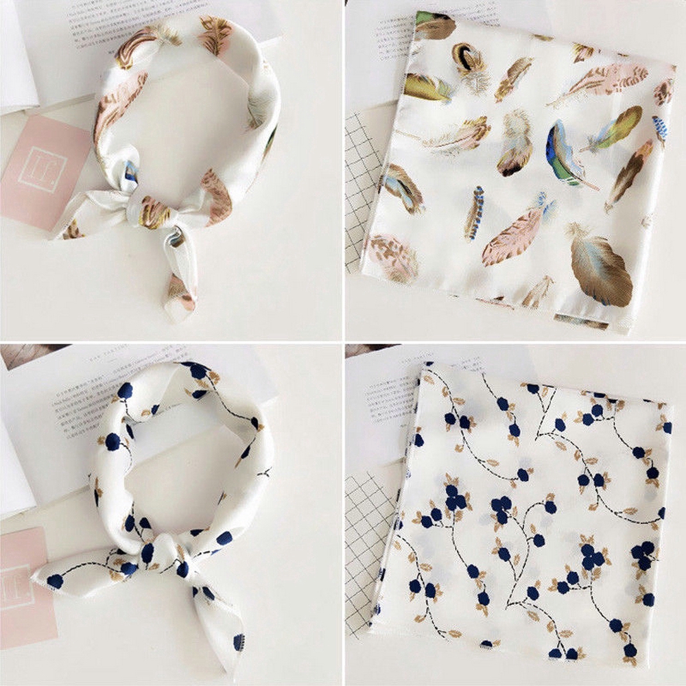 Khăn turban bằng satin thiết kế độc đáo cho nữ