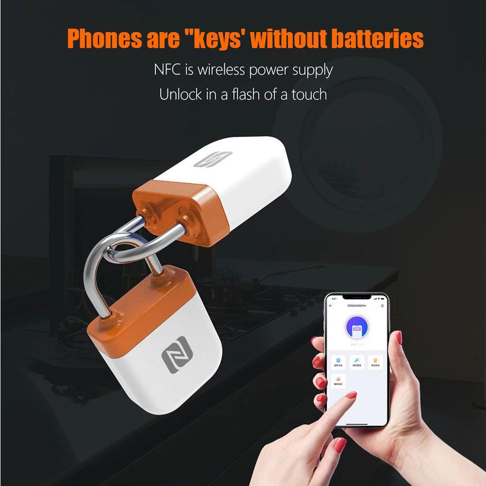 KUNHEV Ổ Khóa Thông Minh NFC Kết Nối Bluetooth An Toàn Không Chìa Khóa
