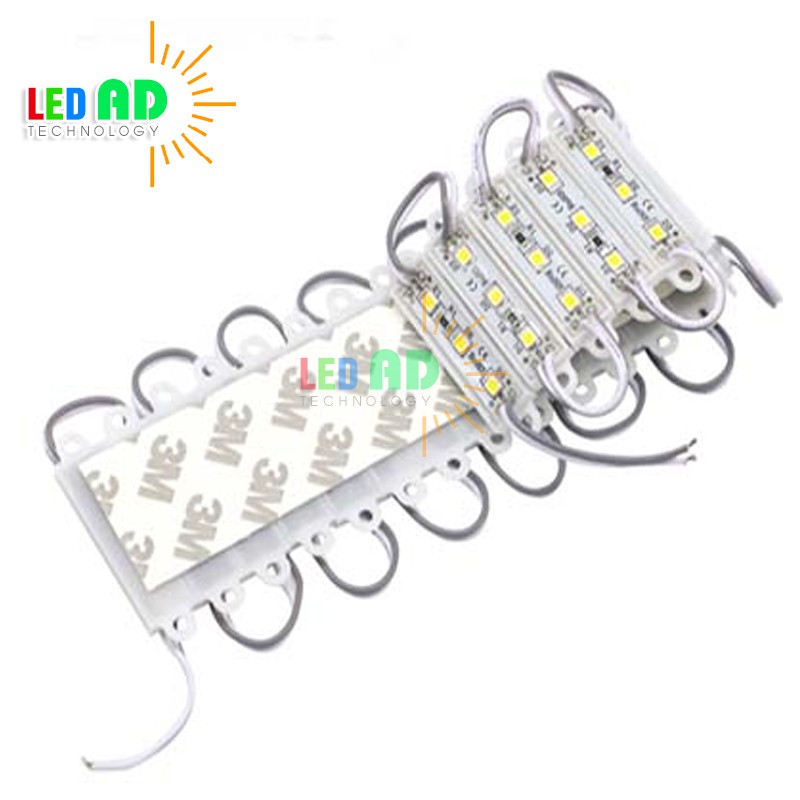 Led Hắt 3 Bóng 3609 ( Chip Led 5054) Các Màu 20 Thanh 1 Vỉ - Led Chuyên Sử Dụng Làm Chữ Quảng Cáo