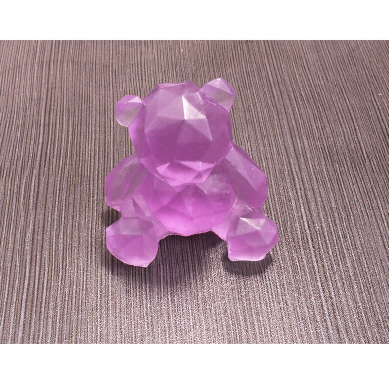 Khuôn Silicone Hình Gấu 3D Làm Xà Phòng DIY