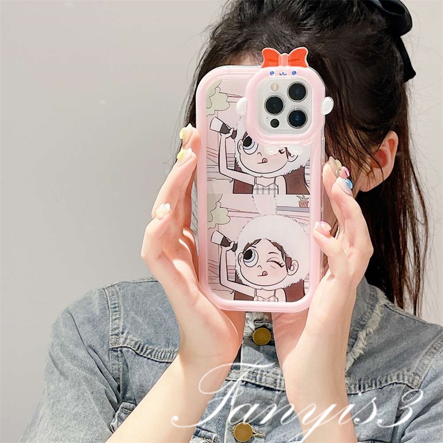 Ốp Điện Thoại Mềm Trong Suốt In Hình Quái Vật Xinh Xắn Cho iPhone 14 13 12 11 Pro Max X XR Xs Max 8 7 6 6s Plus SE 2020
