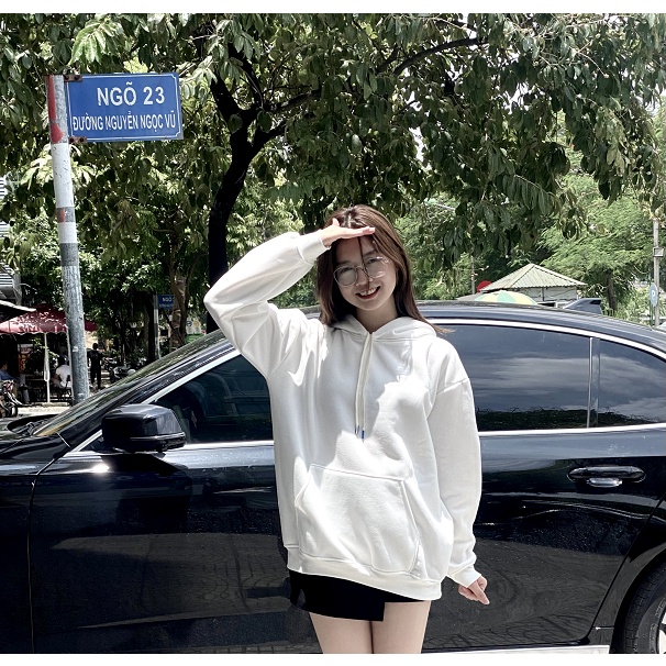 Áo hoodie nỉ bông Monster X Street Trơn Basic nam nữ form rộng thu đông Local Brand